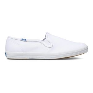 Keds Champion Canvas Slip On Sneaker, white